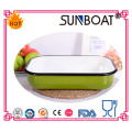 Sunboat Bakeware Kitchenware/ Kitchen Appliance Enamel Butter Dish /Enamel Bake Plate/Tray